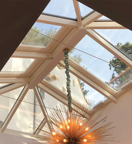 double hipped rooflights